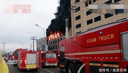 突发大火映红凌晨夜空，浙江纺织厂浓烟蔽城引关注